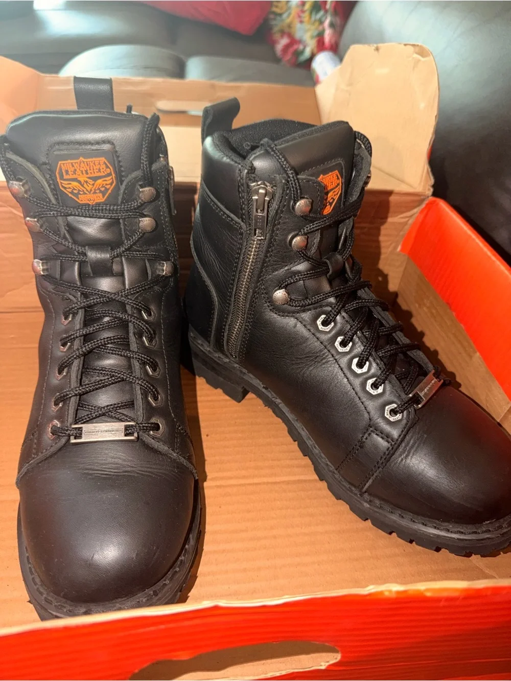 Milwaukee Leather Motorcycle Boots